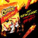 Cheetos Cheese Flavored Snacks, Flamin' Hot Crunchy, 1 Ounce (Pack of 40)