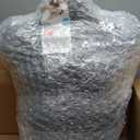 Lallisa 6 Pack Male Mannequin Torso Dress Form Halloween T Shirt Display Half Mannequin Body Rounded Waist Hollow Back Body with Hanging Hook for Clothes Display Shows Photos or Design Sewing