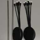 Solar Garden Lights LED Firefly Outdoor Decoration Swaying Lights Christmas for Yard Patio Pathway Warm White, (2 Packs)