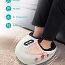 Nekteck Shiatsu Foot Massager Machine with Soothing Heat, Deep Kneading Therapy, Air Compression, Improve Blood Circulation and Foot Wellness, Relax for Home or Office Use(Beige)