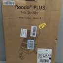 ROODO 3 Wheel Dog Pet Cat Stroller Best Lightweight Foldable Compact Portable Jogger All Terrain Travel Pet Gear Puppy Kitty Stroller for up to 30lbs Medium Small Dogs and Cats(Light Khaki)