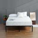 Olee Sleep 9 Inch Multi-Layered I-Gel Infused Memory Foam Mattress, Queen, White