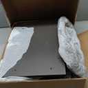 Night Stand with Charging Station, Wooden Side Table with Push Pull Drawer and LED Lights, Black End Table with Cat Door for Bedroom, Game Room, Office, Courtyard, Lobby, Hotel