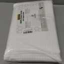 Barossa Design Fabric Snap-in Shower Curtain Liner Replacement, Removable & Washable, Hotel Style, 70x54, White