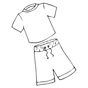 Shorts and T-Shirt For Swimming 2XL