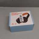 AILIHEN Kids Headphones, I35 OnEar Headphones for School, Safe Volume 93dB, HD Mic Stereo Headphone for Kid Girls Boys, Foldable 3.5mm Wired for Chromebook, Laptop, Computer, Tablet (Black Orange)