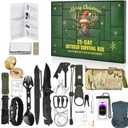 Survival Kit Advent Calendar -25 Days Christmas Countdown Calendar Emergency Survival Gears, Gift for Teen & Adult, 2025 Xmas Cool Gadgets for Outdoor Camping, Hunting,Fishing Adventure