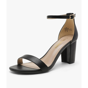DREAM PAIRS Women's Chunk Low Heel Pump Sandals
Size 8