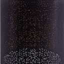 Wellmet Blackgold Drum Lampshades, Easy Assembly Required Replacement Lamp Shades, Fabric Lampshades for Table Lamps Floor Lamps, Metal Spider Fitter, 14"x14"x17"