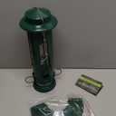 Kingsyard Squirrel Proof Bird Feeders with Weight-Activated Perches, Metal Wild Bird Feeder for Outdoors Hanging, 3 lb Large Seed Capacity, Green