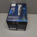 Philips Norelco Shaver Series 9000, Wet and Dry Electric Shaver, with Lift & Cut Shaving System and SenseIQ Technology, Pop-up Trimmer, Cleaning Pod and Travel Case, Chrome Silver, Model S9985/84