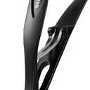 BEZOX Angled Head Toe Nail Clippers for Seniors for Thick Nails - Ergonomic Toenails Clipper for Thick Toenails, Premium Finger Nails Clipper for Adult with Catcher - Black (Small)