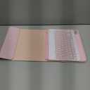 for iPad 11/10th Generation Case with Keyboard,Detachable Bluetooth Keyboard case for iPad A16 2025 11 inch/10th Gen 2022 10.9 with Pencil Holder, Square Keycaps,Pink