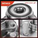 2 x A-Premium 2 x Front Wheel Bearing and Hub Assembly with 5-Lug Compatible with Toyota RAV4 06-12, Corolla iM 17-18, Prius V 12-18, Scion tC 11-16, xB 08-15, iM 16, Lexus HS250h 10-12