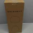 Pack of 3 Round Sphere Glass Globes for Light Fixtures Replacement, 5.9" Diameter, Clear Amber Seeded Bubble Glass Shade for Farmhouse Pendant Light Chandelier Wall Sconce, 1-5/8 Inch Fitter