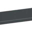 Middle Atlantic EB1, 1 Space Blanking Panel for 19" Rack Mounts Flanged Econo Steel 1RU, Black
