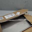 Nordic Ware Naturals Half Sheet Set - USA Made Aluminum Commercial Quality Sheet Pan for Baking or Roasting, Encapsulated Galvanized Steel Rim Prevents Warping, Pack of One Metal Tray