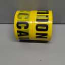 Yeaqee 10 Rolls 3 Inch x 1000 Feet Construction Tape Waterproof Safety Warning, Construction Caution Tape Roll for Danger Hazardous Area Halloween Party Decor(Yellow,Caution)