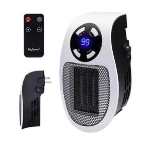 Brightown Wall Plug In Heater 450W, Portable Outlet Heater with Remote, Clear LED Display, Small Wall Heaters for Indoor Use with Adjustable Thermostat and 12H Timer for Bathroom Room Office