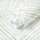 3 x Ismoon Green Peel and Stick Wallpaper Boho Geometric Contact Paper 17.3"x78.7" Sage Green Modern Removable Wall Paper for Kitchen Cabinet Self Adhesive Wallpaper Bathroom Waterpoof Decor Vinyl