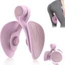 Kegel Exerciser, Pelvic Floor Muscle Exercise Devices for Women, Inner Thigh Exerciser Leg Workout Equipment Thigh Trainer for Male Hip Trimmer Inner Thigh Toner Workout (Pink)