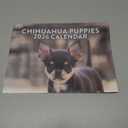 Chihuahua Puppy Calendar 2026 Wall 12 Month Monthly Puppies Chihuahuas Gifts For Chihuahua Lovers Women Men Mom Dad | American Made In The USA