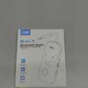 Bluetooth 5.4 Transmitter Receiver for 2 AirPods/Headphones, 2-in-1 Airplane Bluetooth Adapter with Mic for Hands-Free Calls, Low Latency, Wireless Audio Adapter for Travel Flight TV Speakers