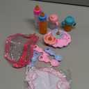 15 Pcs Baby Doll Accessories Magic Bottle Set,Doll Feeding Set with Package,Pretend Play Feeding Toys for Kids,Girls,Party,Gift