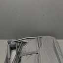 Baby Changing Table with Wheels, Maydolly Portable Adjustable Height Folding Diaper Station with Nursery Organizer & Storage Rack for Newborn Baby and Infant (Light Grey)