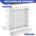 DerBlue 2PACK 16x25x5 MERV 13 Furnace Filter Replacement Compatible with Lennox X6670 HCF16 Pleated HVAC,Foldable Design for Easy Installation & Space-Saving(Actual Size: 15.75 x 24.75 x 4.38in)