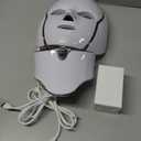 SDKWDH Red Light Photon Facial Mask with Remote Control, 7 Custom Modes with Infrared, Portable with Timer for Home Use