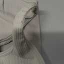 OQQ Women's 3 Piece Tank Tops Ribbed Seamless Workout Exercise Shirts 2025 Summer Basic Camis Large, Blaack/White 