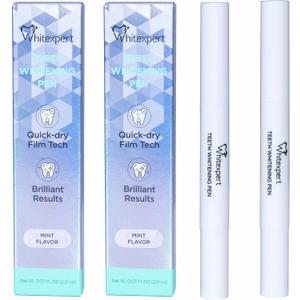 Teeth Whitening Pen, Whitexpert 2 PCS Tooth White Gel for Brighter Smile - Advanced Whitener Refill, Instant Stain Romover, Easy for Sensitive Teeth Care