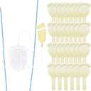 30 PCS Latex Condom Catheter External Self-Sealing Set, Easy Donning, Day and Night Use Quick and Easy Drainage, No Reflux, No Leakage (30pcs/30mm/1.18inch)