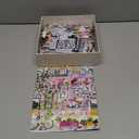 Galison Cherry Lane Blossoms ‚Äì 1000 Piece Jigsaw Puzzle Featuring Beautiful Artwork of A Cherry Blossom Adorned Neighborhood