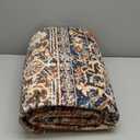 Lahome Oriental Washable Rugs 8x10, Non-Slip Soft 8x10 Rugs for Living Room Bedroom, Stain Resistant Ultra-Thin Vintage Accent Carpet for Dining Room Office Eleanor, Brick Red