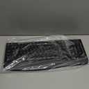 Wireless Keyboard and Mouse Combo, EDJO 2.4G Full-Sized Ergonomic Computer Keyboard with Wrist Rest and 3 Level DPI Adjustable Wireless Mouse for Windows, Mac OS Desktop/Laptop/PC (Black)