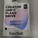 SanDisk 512GB Creator USB-C Flash Drive - Up to 400MB/s, USB Type-C - Compatible with Laptops and Tablets -3 Months of Adobe Lightroom Included - SDCZ75C-512G-G46