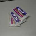 3 x MEFA 15 Sizes Short Coffin Nail Tips - 300 Pcs Half Matte Full Cover Press on Nails, Pre-shape Gel Nail Tips for Nail Extension Home DIY Salon Manicure