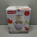 Dash Deluxe Shaved Ice & Slushy Maker - Easy-to-Use Slushy & Snow Cone Maker - Includes Serving Pitcher & Recipe Guide for Homemade Treats - Cream