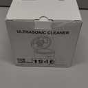 2025 Ultrasonic Retainer Cleaner- 45KHz 25W Portable Denture Cleaner with Drying Function and Removable Inner for Dentures, Mouth Guards, Aligners, Jewelry and More (White)