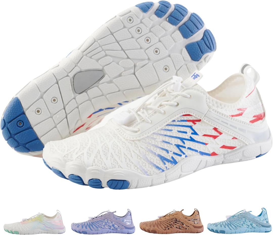 Hike Footwear HF Signature Healthy & Non-Slip Breathable Barefoot Shoesfor Women Men, Wide Toe Flexible, Lightweight Daily Wear Walking Shoes Unisex (8-8.5 Wide Women/6-6.5 Wide Men, America)