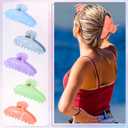 14 Pack Acrylic Hair Claw Clips Large Non-Slip Claw Clip for Thick Thin Cute Hair Clips Bulk for Women Girls Ladies Home Out Headpiece