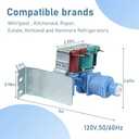 W10179146 WPW10179146 Refrigerator Water Inlet Valve for Replacement Whirlpool Kenmore maytag Amana Kitchen aid and IKEA Refrigerator W10408179 4389177 IMV708 W10155357 W11563185 AP6016381 PS11749668