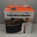 Hamilton Beach Slow Cooker, Extra Large 10 Quart, Stay or Go Portable With Lid Lock, Dishwasher Safe Crock, Black (33195)
