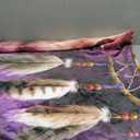 Dawhud Direct Wolf Dreamcatcher Fleece Blanket - 50x60 Inches Soft Plush Throw for Kids and Adults - Cozy Wolves Blanket for Bed, Couch, or Outdoor Use - Machine Washable, Warm Wolf-Themed Decor