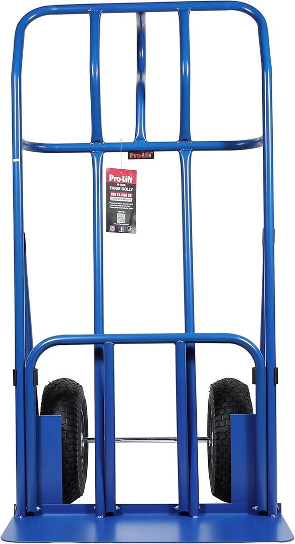 Pro Lift Hand Trucks Heavy Duty  Industrial Dolly Cart with Vertical Loop Handle and 800 Lbs (360 kg) Maximum Loading Capacity