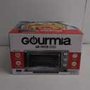 Gourmia GTF7350 6-in-1 Multi-function, Stainless Steel Air Fryer Oven - 6 Cooking Functions - Fry Basket, Oven Rack, Baking Pan & Crumb Tray, Included + Recipe Book (Silver)