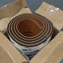 OCEANBROAD Boat Flooring 48''x16.8'', Brown with Black Seam Lines | with 3M Adhesive Backing Non-Slip Eva Foam Marine Boat Decking Sheet For Motor Pontoon Jon Boats RV Floor