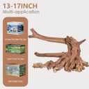 Natural Large Aquarium Driftwood for Fish Tanks & Reptile Terrariums  100% Safe Fish Tank Decorations, Unique Twisted Branches 1-Piece 13-17 Inch Low Tannin, Easy to Sink